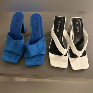 BOOHOO HEELS - BRAND NEW - NEVER WORN || US SIZE 8 (UK SIZE 6)